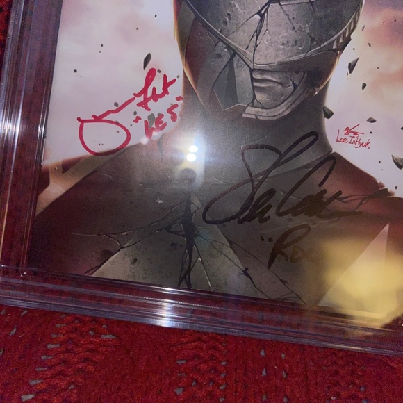 MIGHTY MORPHIN POWER RANGERS CGC SS #50 Lee "Virgin" Variant Double Signed - Picture 6 of 6